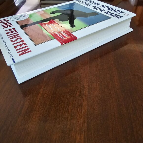 Where Nobody Knows Your Name By John Feinstein Hardcover Book - Picture 10 of 12